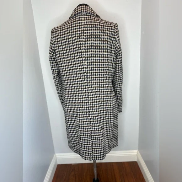 Lauren Ralph Lauren Women's welt pockets reefer Houndstooth Coat - Picture 6 of 11